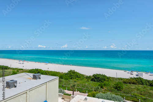 Miami Beach Ocean view from a balcony