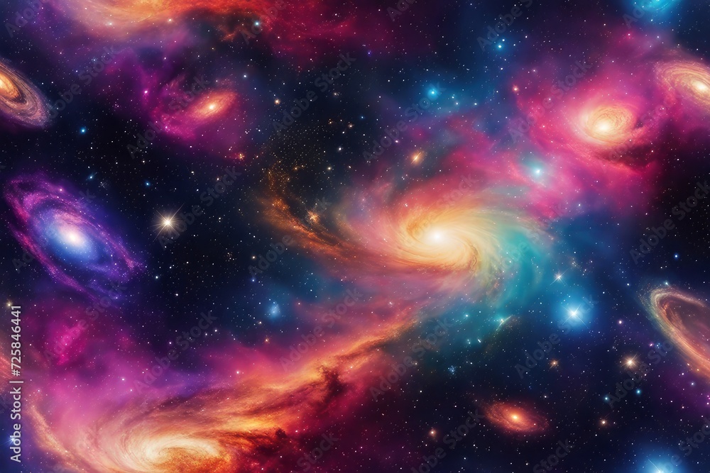 Fototapeta premium Beautiful and captivating stellar creation