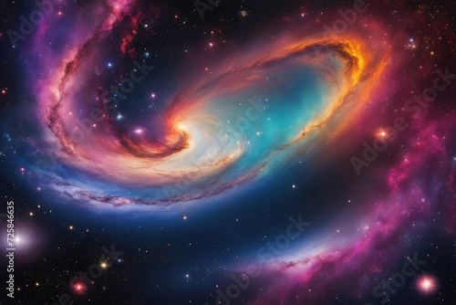 Marvelous and enchanting cosmic display