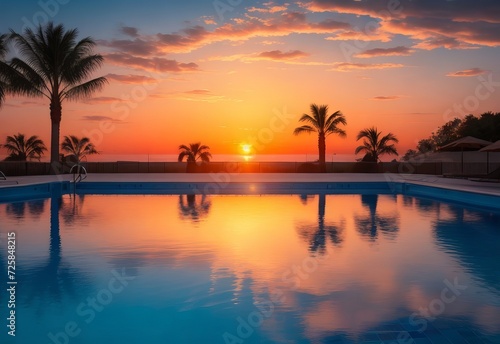 sunset pool