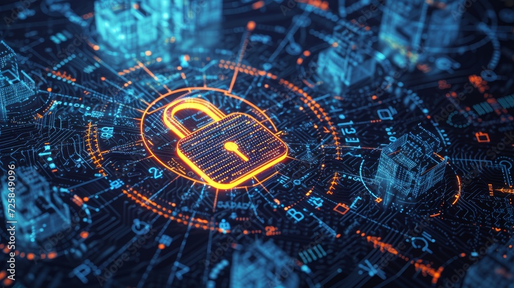 Unified Defense: A Network of Security Signs Against the Lock Symbol Unified Defense: A Network of Security Signs Against the Lock Symbol