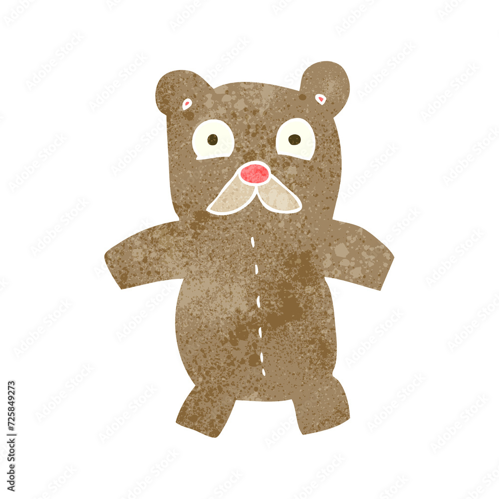 retro cartoon teddy bear retro cartoon teddy bear