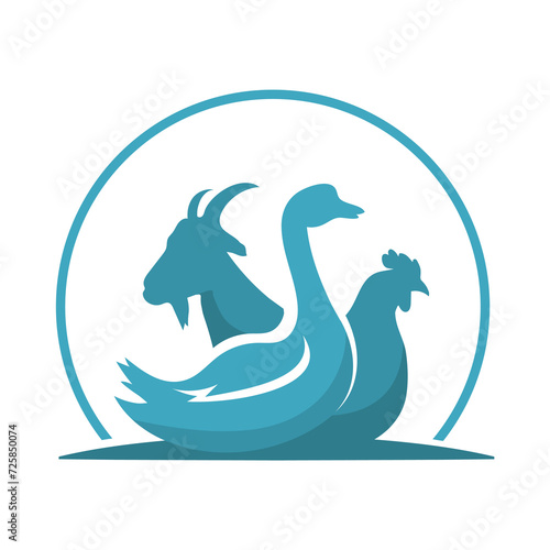 GOAT  GOUSE CHICHEN VECTOR