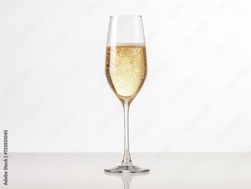 Crystal Wine Glass Elegance and Celebration Isolated on White Background AI Generated Crystal Wine Glass Elegance and Celebration Isolated on White Background AI Generated