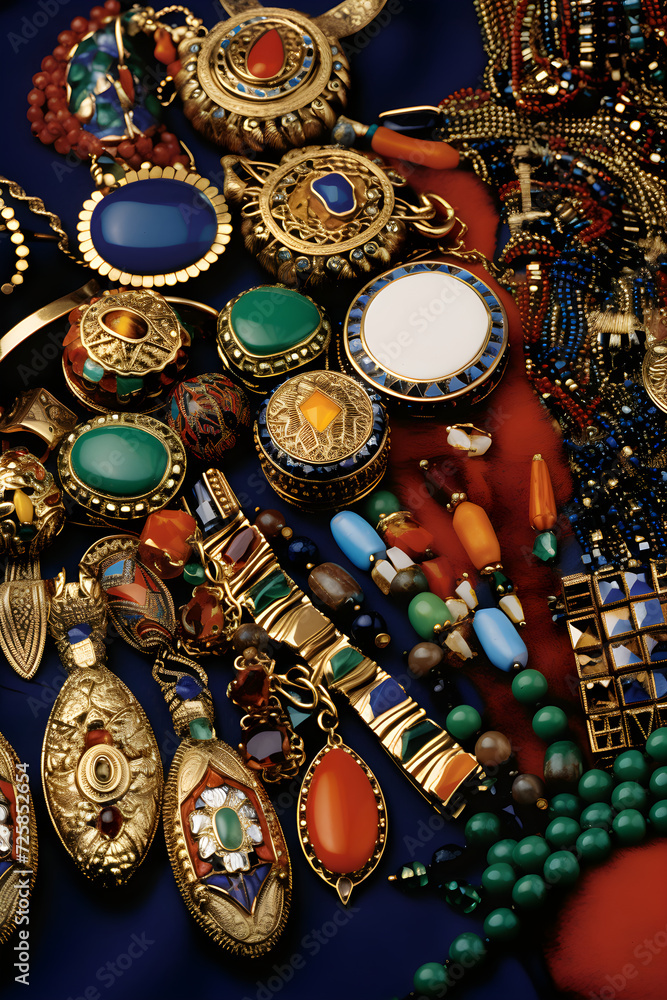 Engrossing Display of Ethnic Jewelry - A Reverie in Beads and Metal