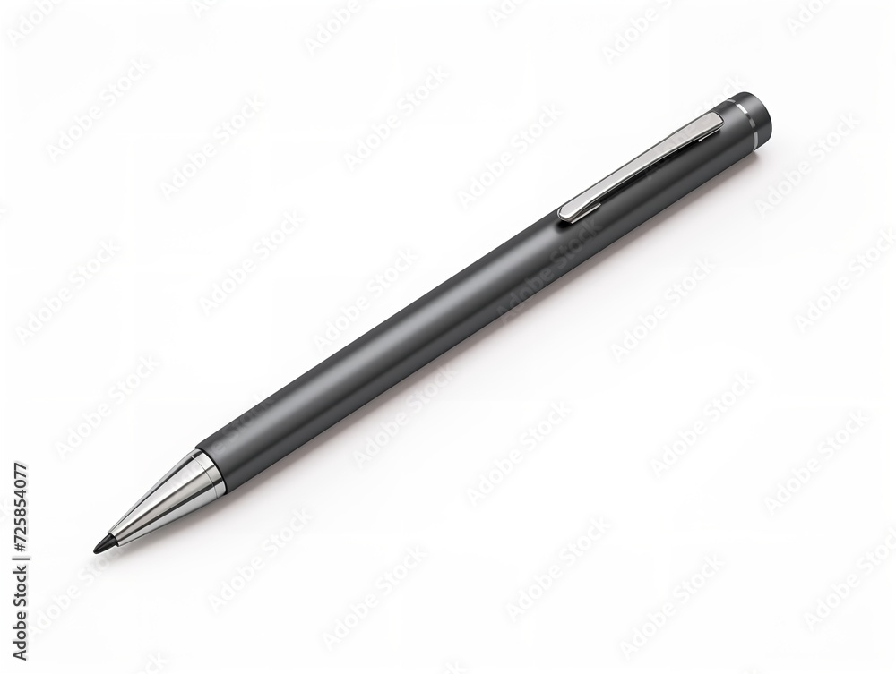 Graphite Mechanical Pencil Precision Writing Isolated on White Background AI Generated Graphite Mechanical Pencil Precision Writing Isolated on White Background AI Generated