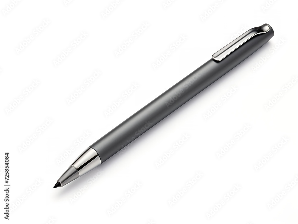Graphite Mechanical Pencil Precision Writing Isolated on White Background AI Generated