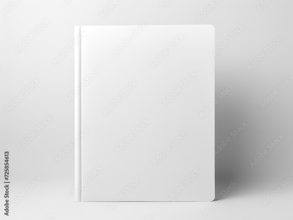 Hardcover Notebook Stationery Essential Isolated on White Background AI Generated