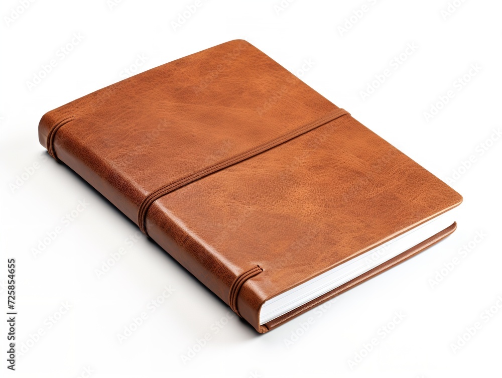 Hardcover Notebook Stationery Essential Isolated on White Background AI Generated Hardcover Notebook Stationery Essential Isolated on White Background AI Generated