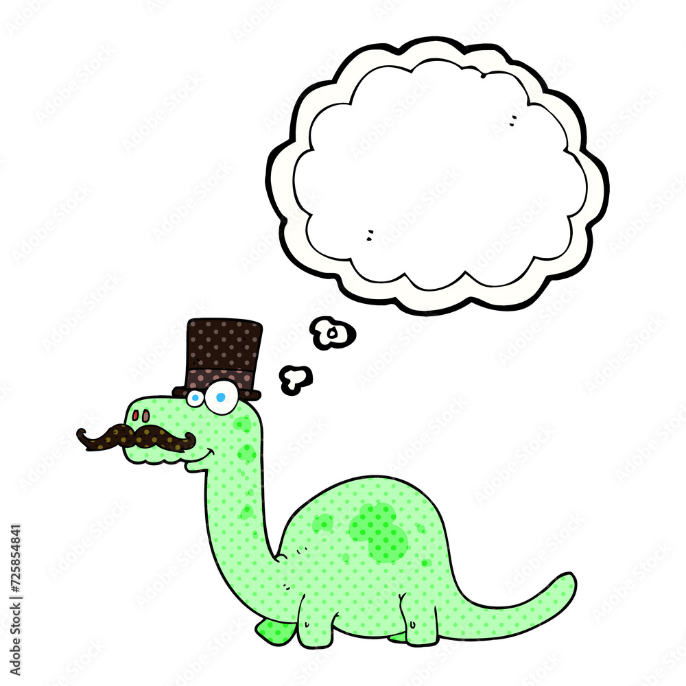 thought bubble cartoon posh dinosaur thought bubble cartoon posh dinosaur