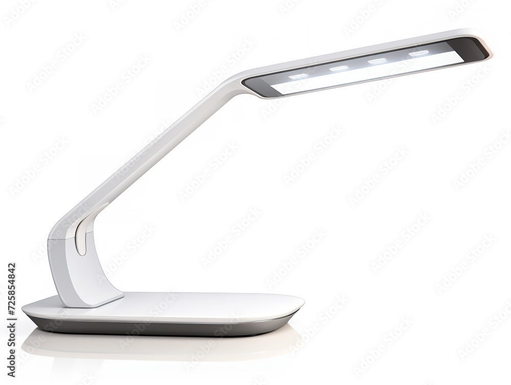 LED Desk Lamp Modern Lighting Isolated on White Background AI Generated LED Desk Lamp Modern Lighting Isolated on White Background AI Generated