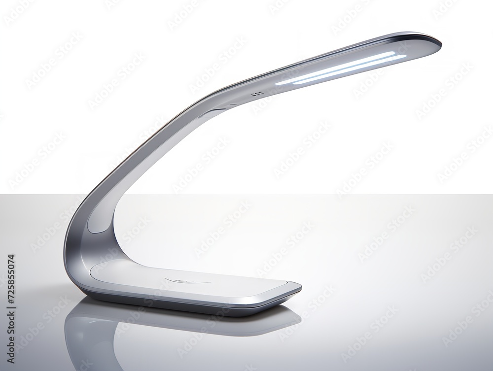 LED Desk Lamp Modern Lighting Isolated on White Background AI Generated LED Desk Lamp Modern Lighting Isolated on White Background AI Generated