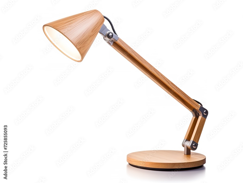 LED Desk Lamp Modern Lighting Isolated on White Background AI Generated LED Desk Lamp Modern Lighting Isolated on White Background AI Generated