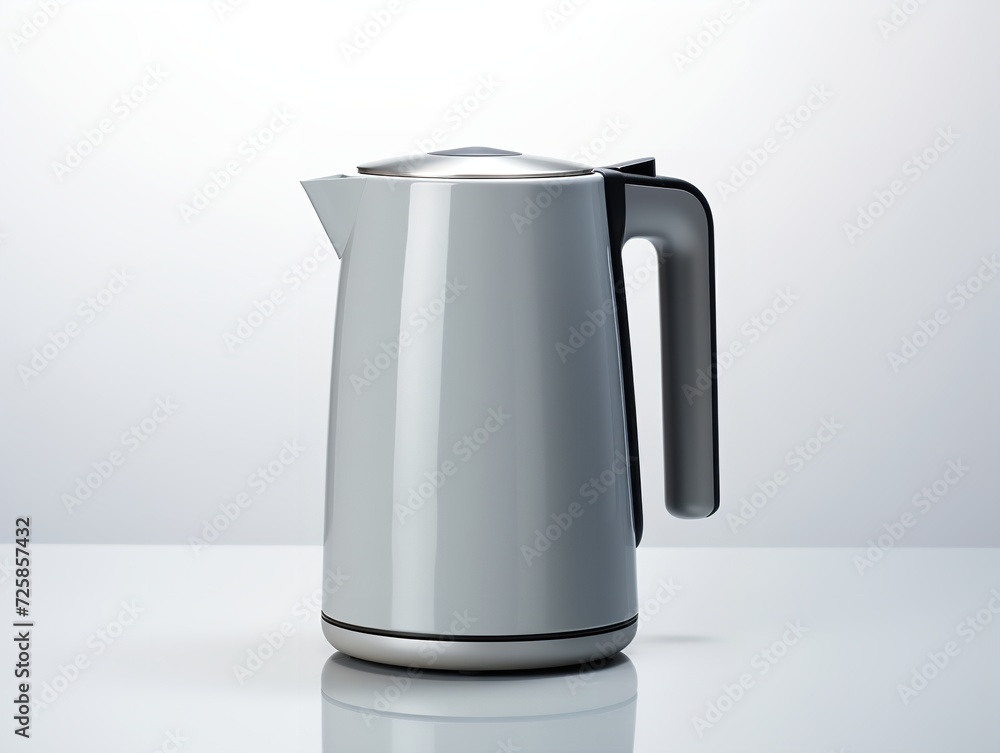 Sleek Electric Kettle Modern Kitchenware Isolated on White Background AI Generated Sleek Electric Kettle Modern Kitchenware Isolated on White Background AI Generated