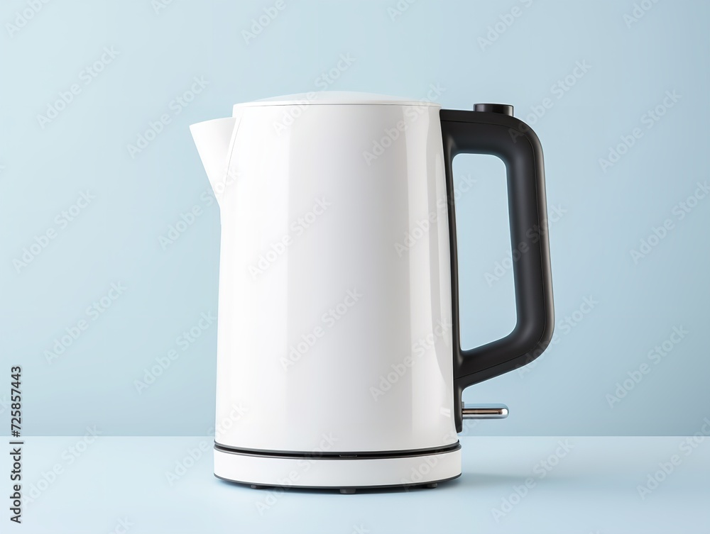 Sleek Electric Kettle Modern Kitchenware Isolated on White Background AI Generated Sleek Electric Kettle Modern Kitchenware Isolated on White Background AI Generated