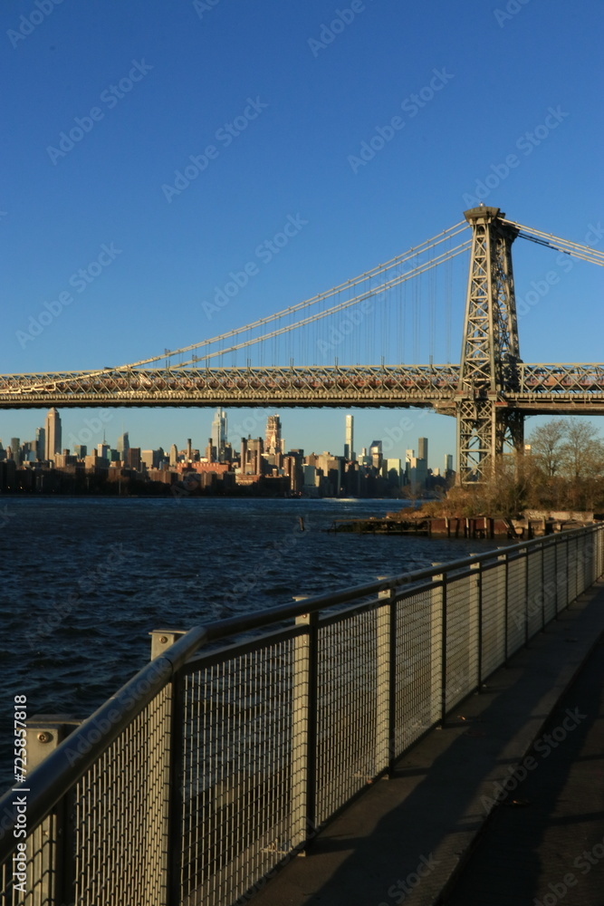 Willimaburgbridge with the skyline of Manhattan, New york Willimaburgbridge with the skyline of Manhattan, New york