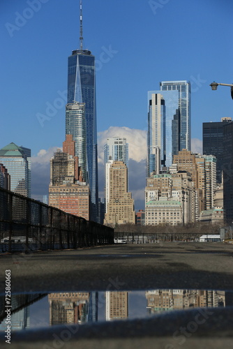 governors island view on lower manhattan, freedom tower,wtc © Lukas