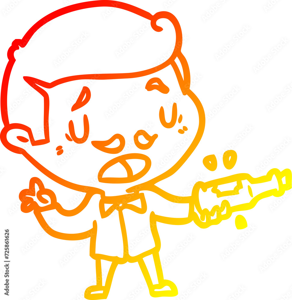 warm gradient line drawing wine expert explaining warm gradient line drawing wine expert explaining