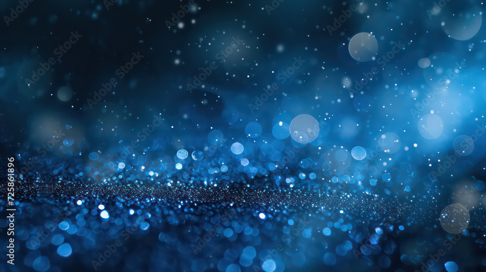 blue luxury glitter and bokeh particles, blue bokeh background, holiday festival background blue luxury glitter and bokeh particles, blue bokeh background, holiday festival background