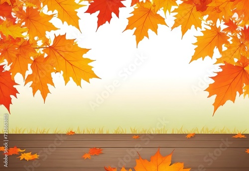 Free vector realistic fall wood background photo