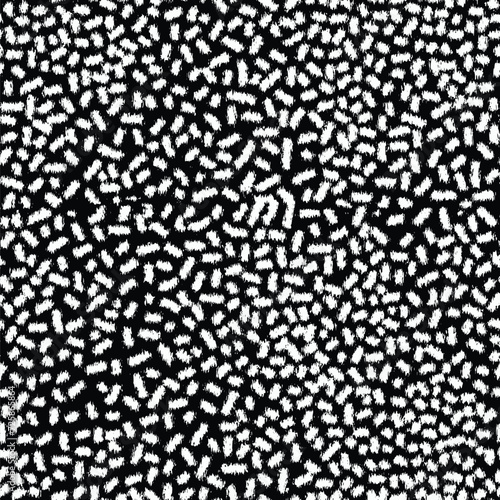 black white colours polka dots  hand abstract draw minimal seamless geo pattern in vector . Shibori print. Watercolour  batik. Handmade shirt tie dye Japan traditional tile.