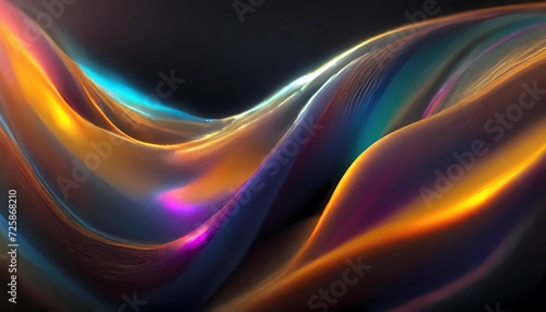 Spectral Silk  Abstract Color Flow