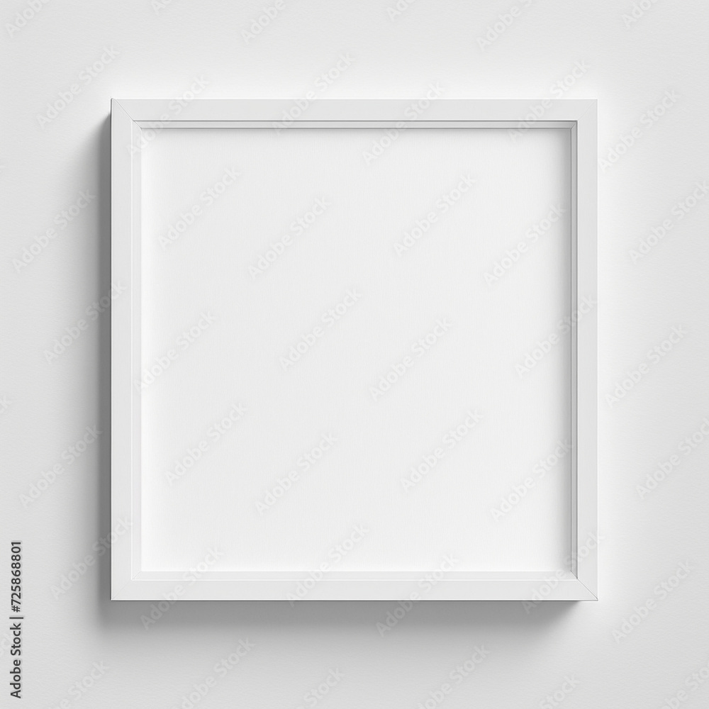 Realistic rectangular and square wooden blank picture photo frames stand on a clear wall from the front. wood frame with glossy glass. Template mockup. Generative AI Realistic rectangular and square wooden blank picture photo frames stand on a clear wall from the front. wood frame with glossy glass. Template mockup. Generative AI