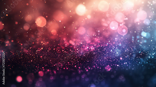 colorful luxury glitter and bokeh particles, colorful bokeh background, holiday festival background