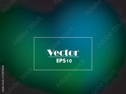 emerald with darkening at the edges is lurred vector gradient digital vector background