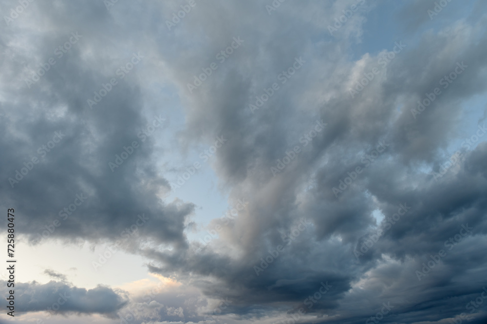 sky at sunset over the mountains and the Mediterranean sea on a winter day in Cyprus 8