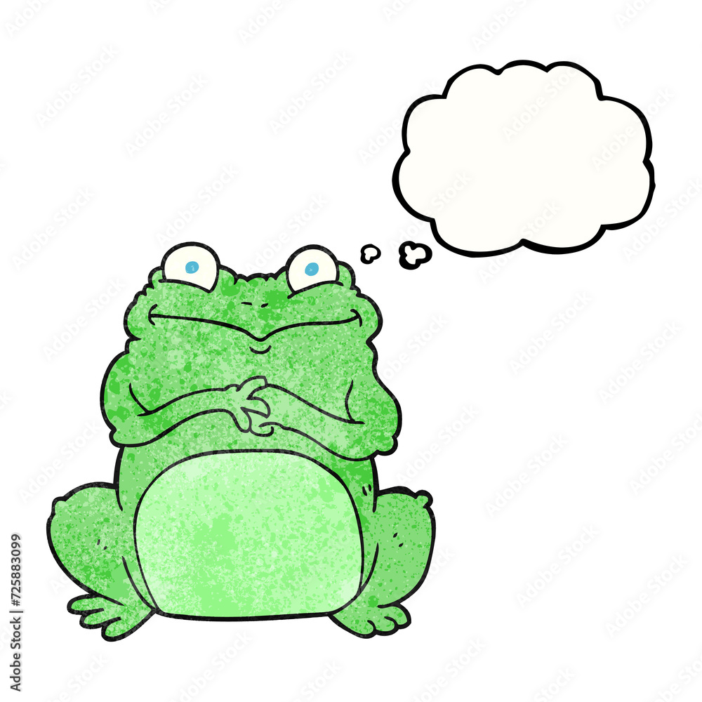 thought bubble textured cartoon funny frog thought bubble textured cartoon funny frog