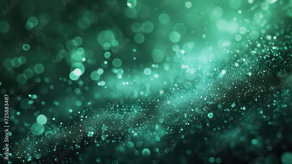 green luxury glitter and bokeh particles, green bokeh background, holiday festival background green luxury glitter and bokeh particles, green bokeh background, holiday festival background