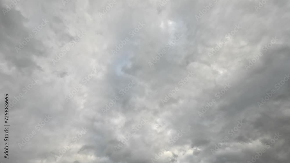 Dark rain clouds move across the sky in strong winds and bring rain Dark rain clouds move across the sky in strong winds and bring rain