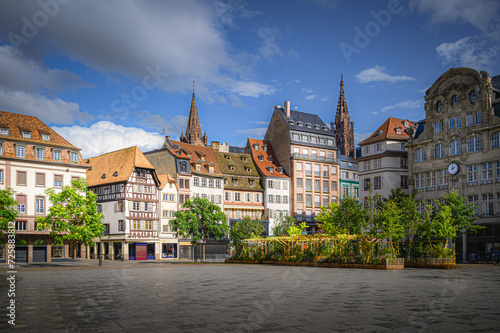 One of the views of Strasbourg's central square - Place Kleber