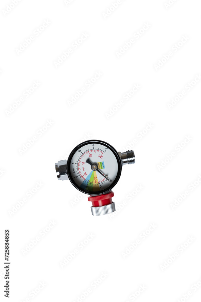 Air pressure regulator, pressure gauges. Measure pressure. Air pressure regulator, pressure gauges. Measure pressure.