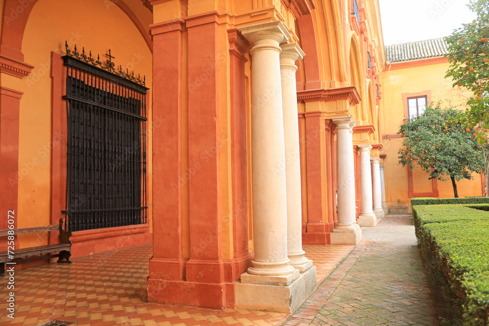 Fototapeta premium sevilla reales alcázares patio jardines 4M0A5446-as24