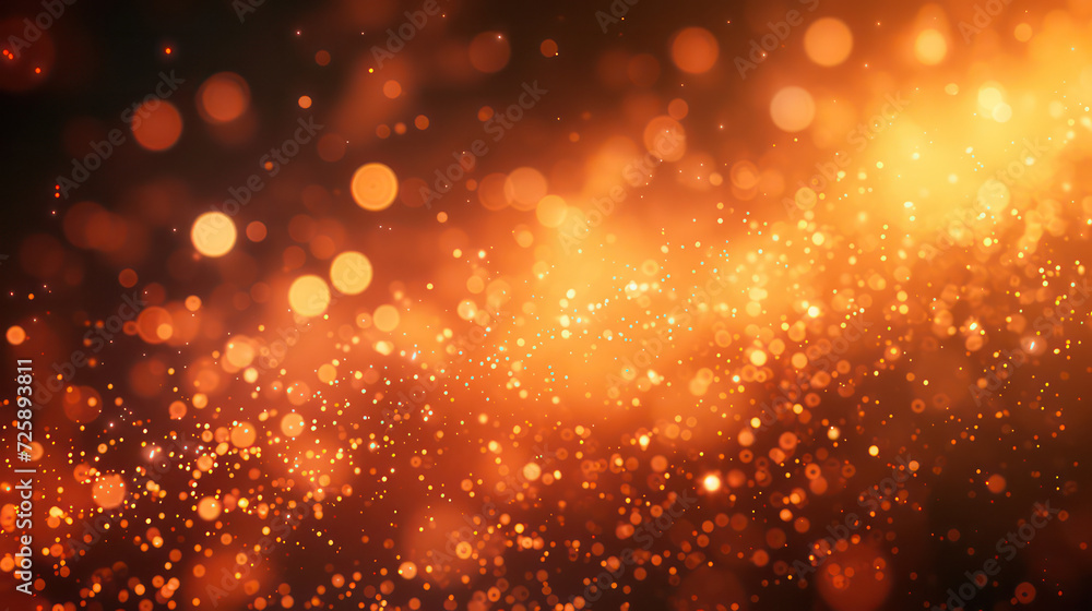 orange luxury glitter and bokeh particles, orange bokeh background, holiday festival background orange luxury glitter and bokeh particles, orange bokeh background, holiday festival background