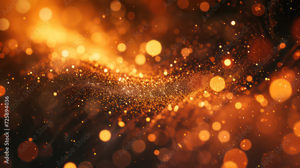 orange luxury glitter and bokeh particles, orange bokeh background, holiday festival background orange luxury glitter and bokeh particles, orange bokeh background, holiday festival background