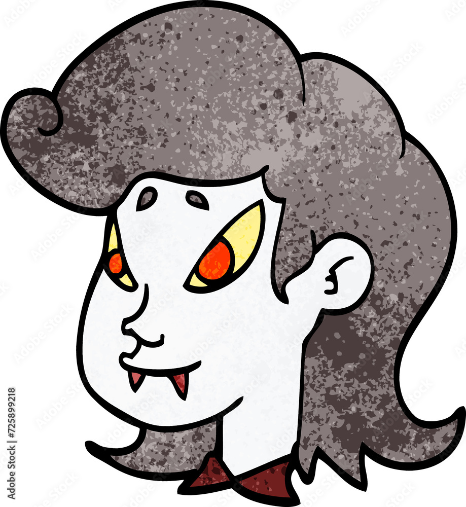 Obraz premium cartoon doodle vampire