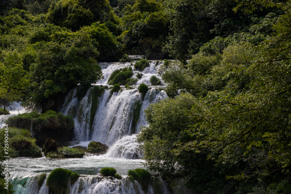 Cascate del Parco Nazionale di Krka in Croazia Cascate del Parco Nazionale di Krka in Croazia