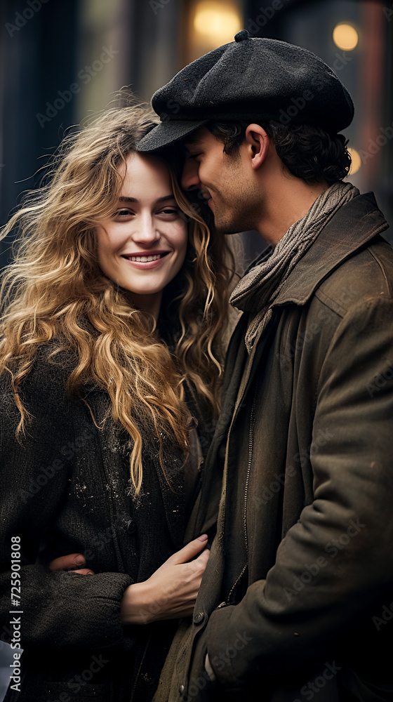 Man and woman face to face. Tenderness and love. Lovers and happy. Man and woman face to face. Tenderness and love. Lovers and happy.