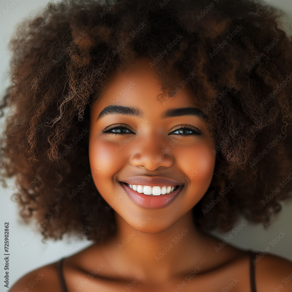 Young african american women with flawless skin. Young african american women with flawless skin.