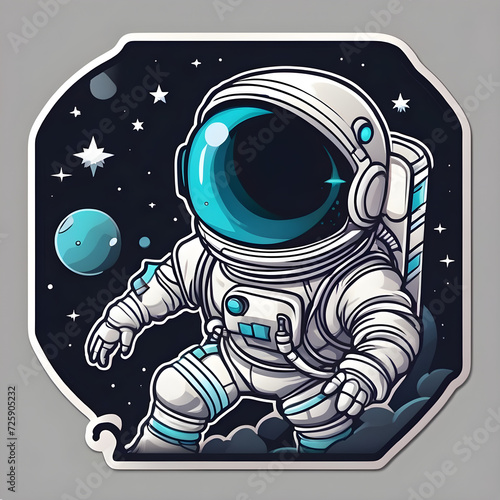 Wallpaper Mural astronaut in space Torontodigital.ca