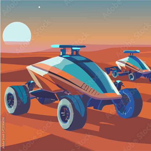 Mars Rover Scene