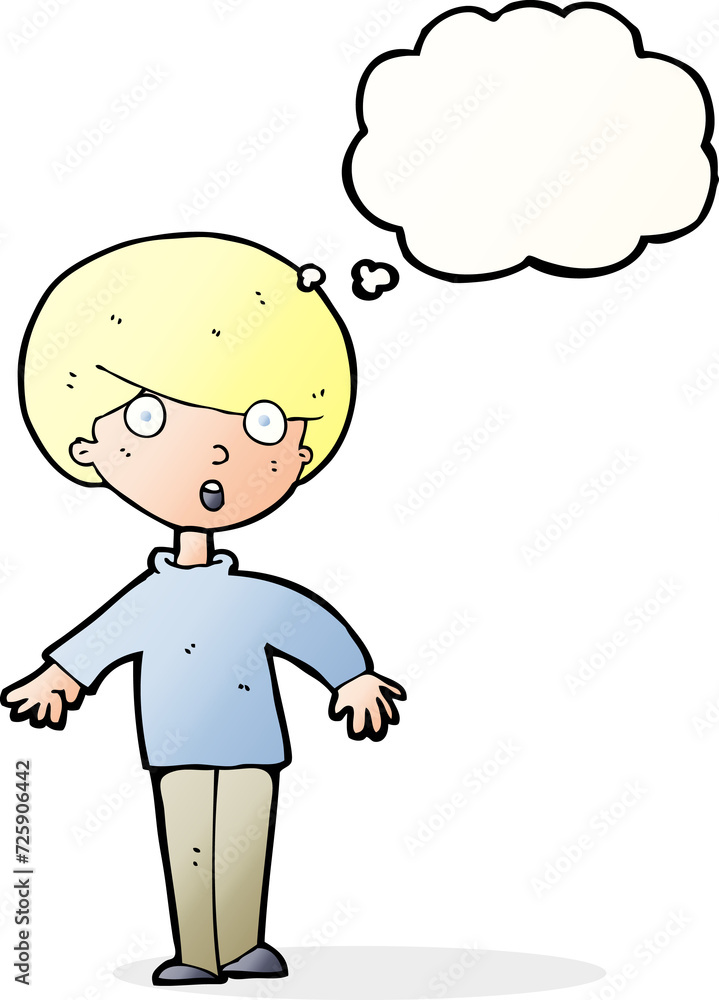 cartoon surprised man with thought bubble cartoon surprised man with thought bubble