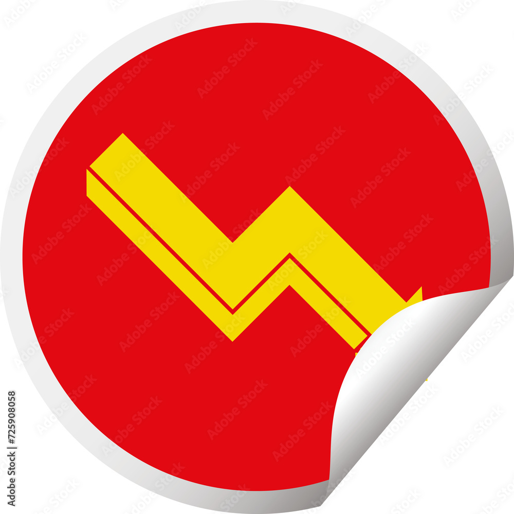 performance arrow circular peeling sticker performance arrow circular peeling sticker