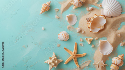 Seaside Treasures on Aqua