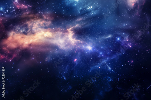 Galaxies and star constellations in deep space and cosmos  fragment of the Universe on high definition abstract background. AI generated