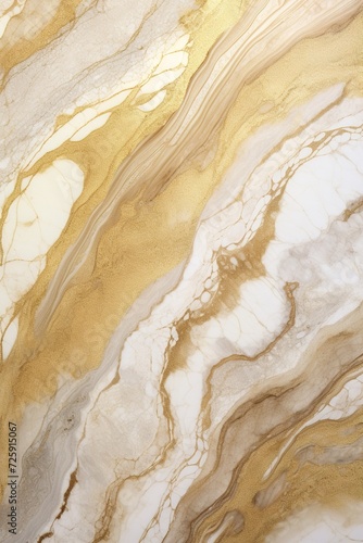 Sumptuous beige marble texture with golden veins, perfect for creating a luxurious backdrop for home decor, elegant stationery, or upscale marketing materials. Vertical format.