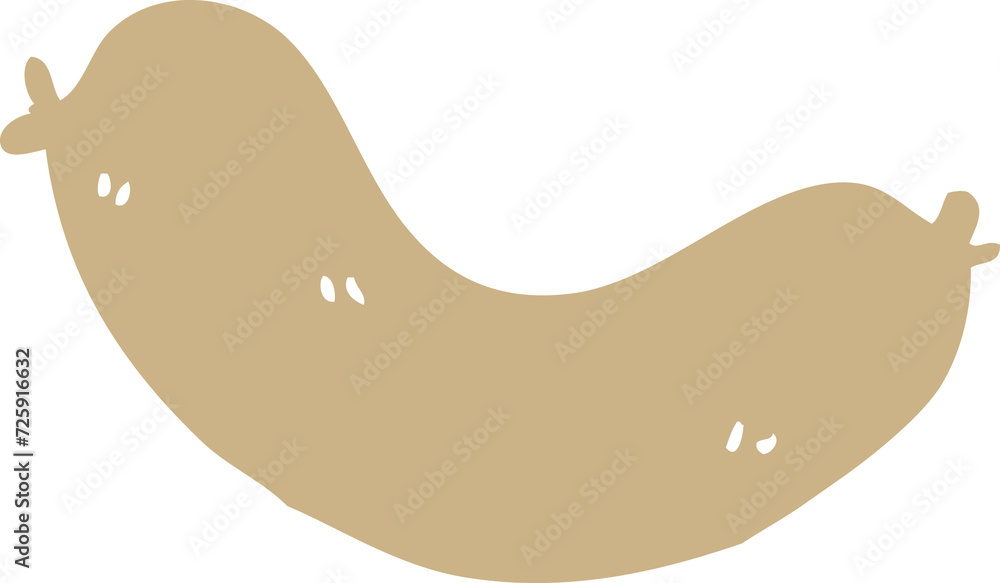 Fototapeta premium cartoon doodle uncooked sausage